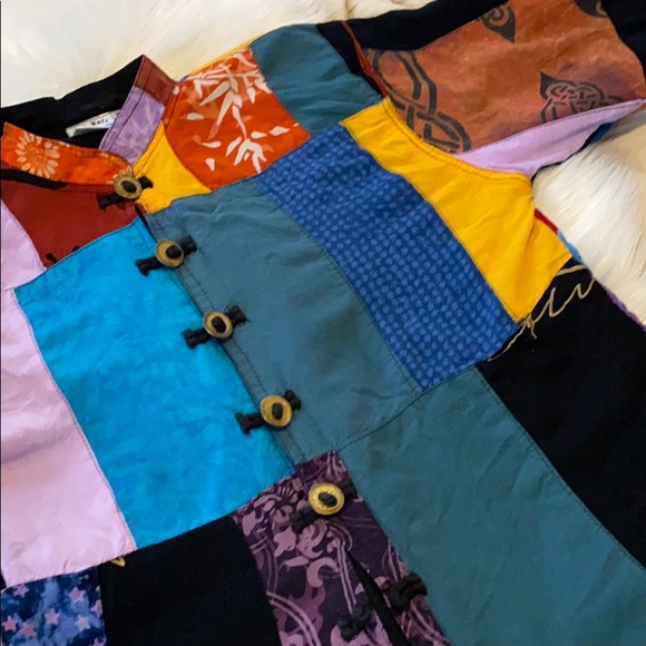 V i n t a g e • Patchwork 90s jacket - Picture 4 of 11